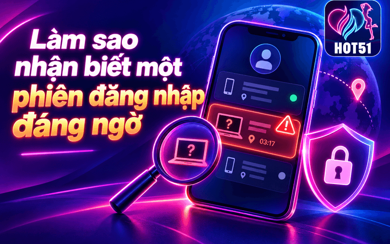 Làm sao nhận biết một phiên đăng nhập đáng ngờ?