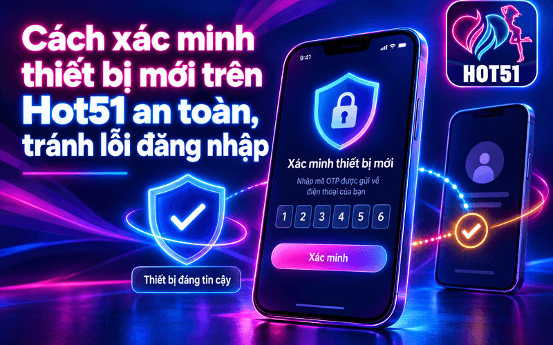 Cách xác minh thiết bị mới trên Hot51 bằng mã OTP